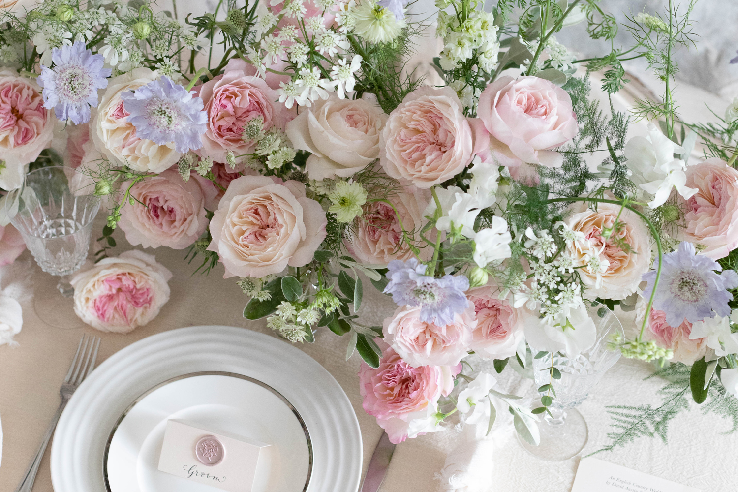 Keira Rose Wedding Table Floral Arrangements